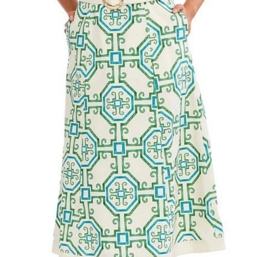 MESTIZA New York Louisa fit & flare cotton lined dress size 8-10